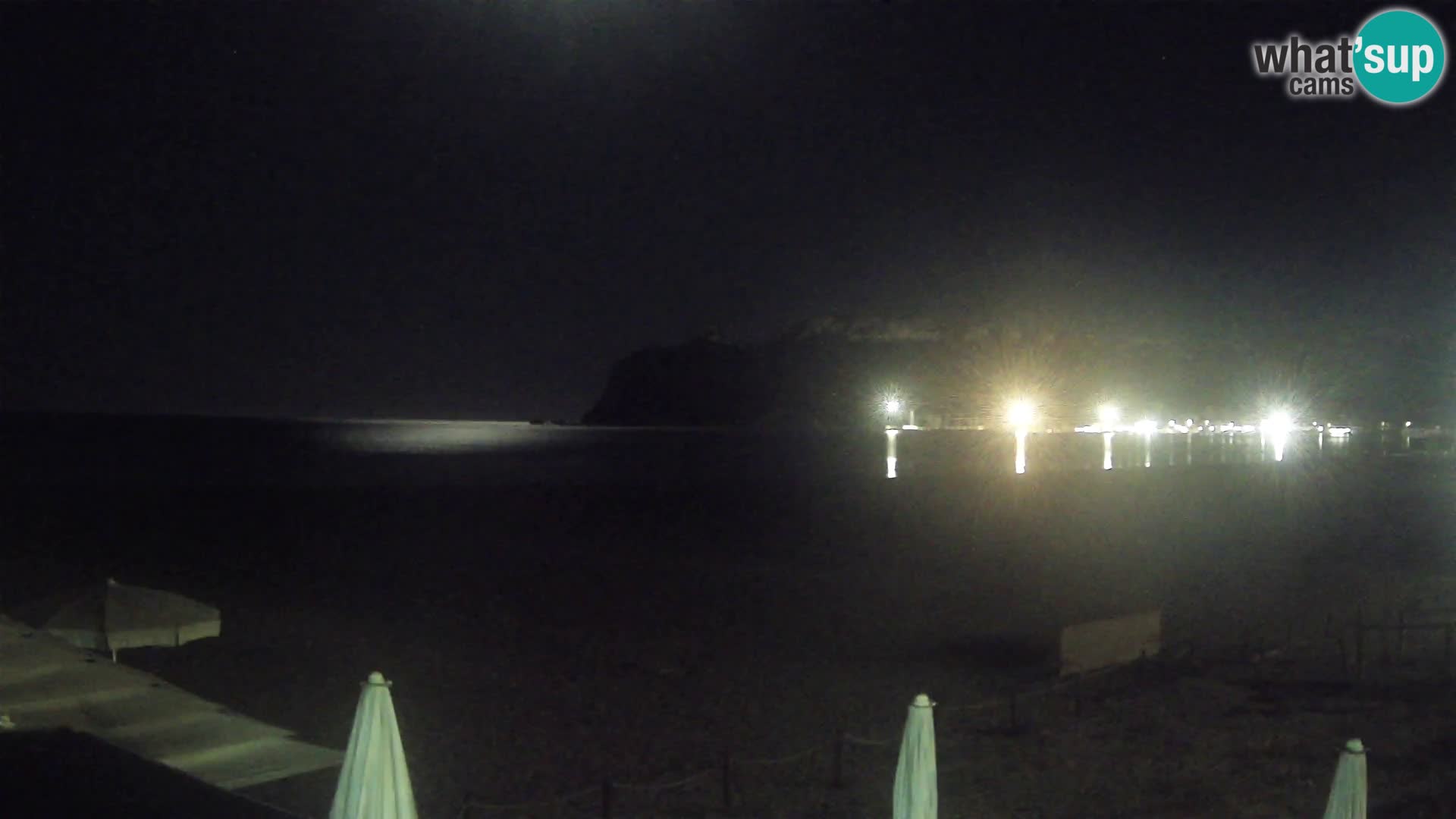 Poetto beach webcam | Cagliari | Sardinija