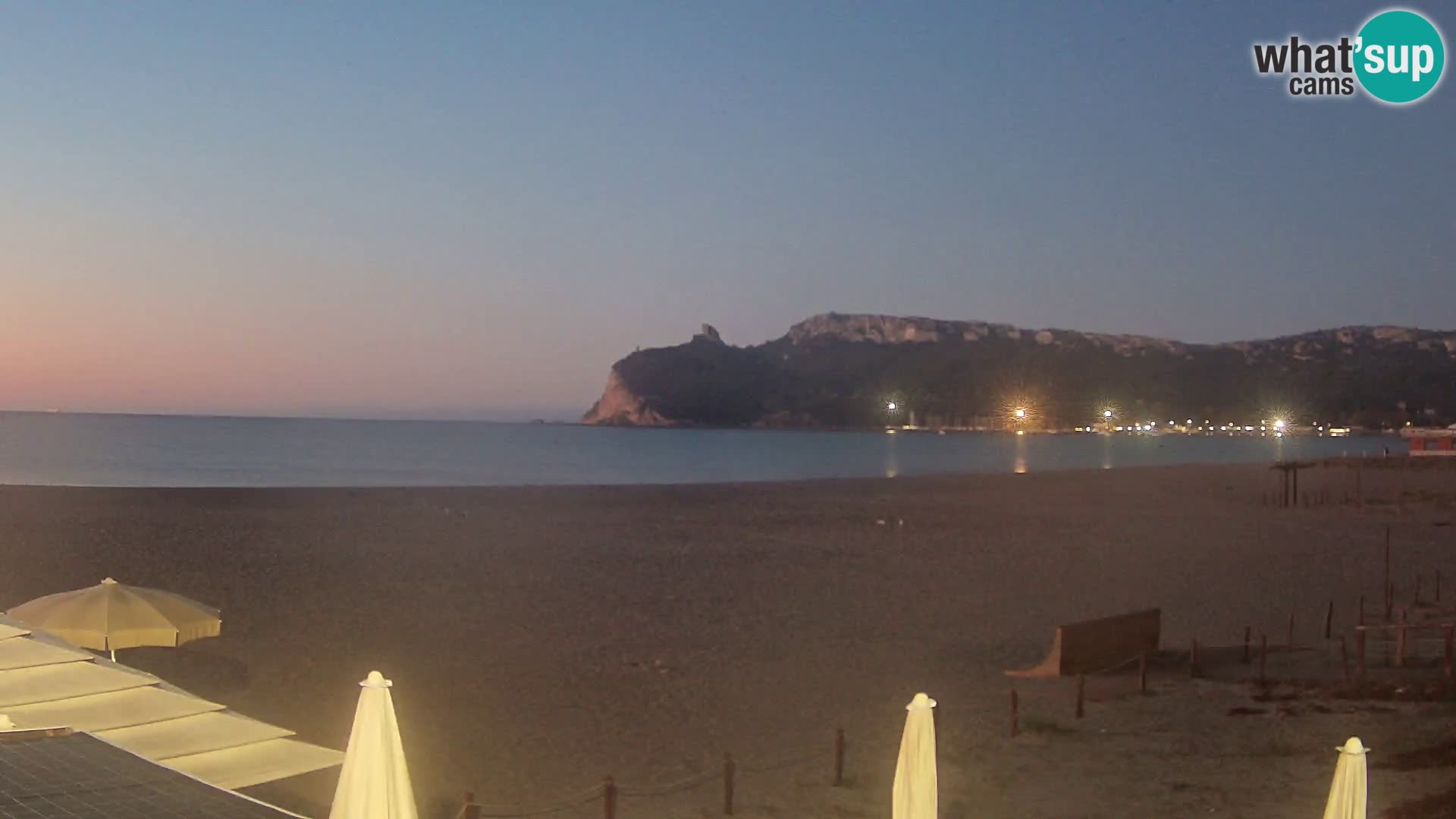 Webcam plage de Poetto | Cagliari | Sardaigne
