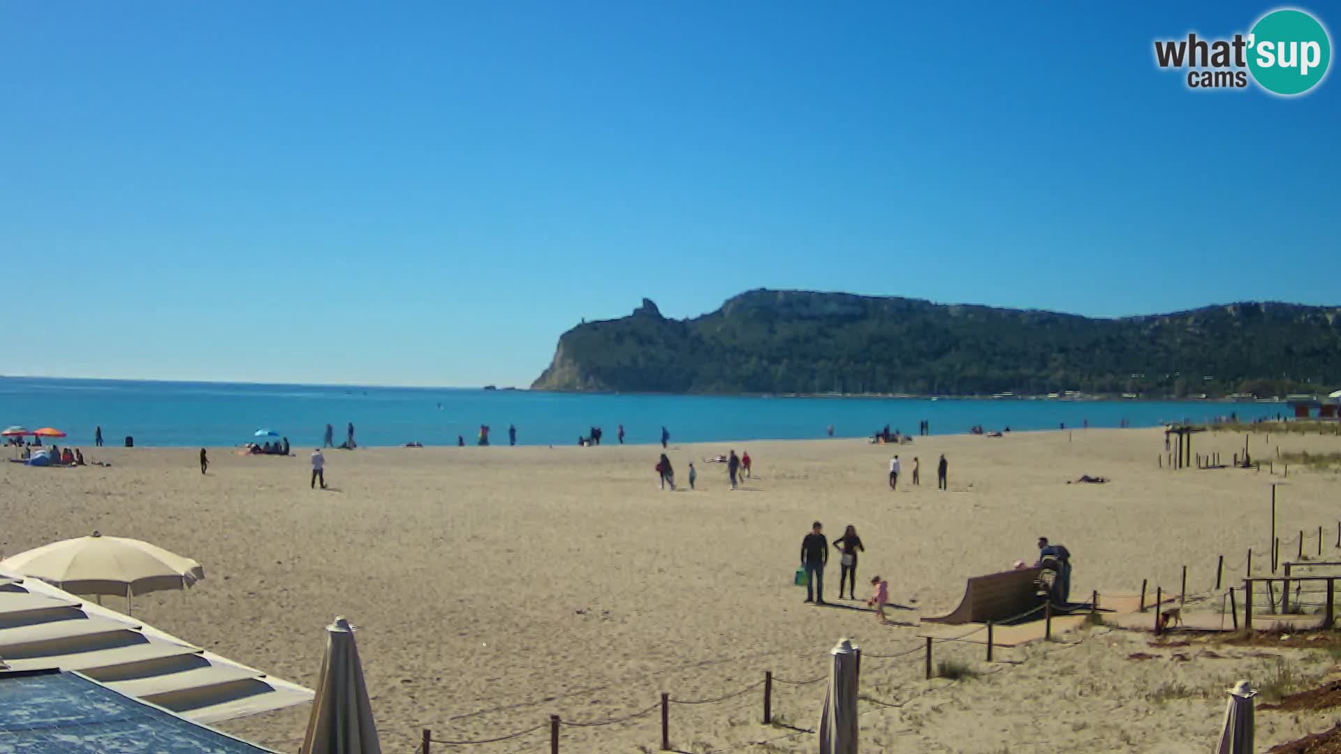 Webcam plage de Poetto | Cagliari | Sardaigne