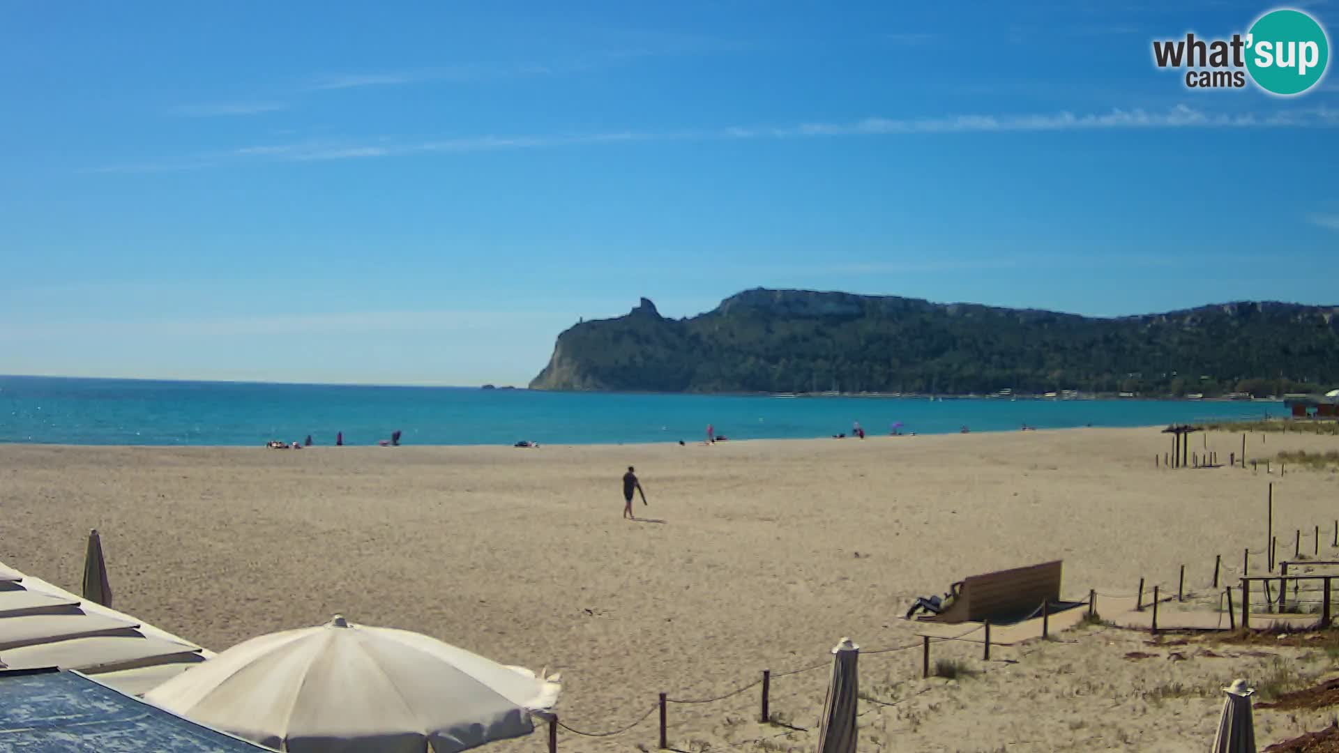 Poetto beach webcam | Cagliari | Sardinija