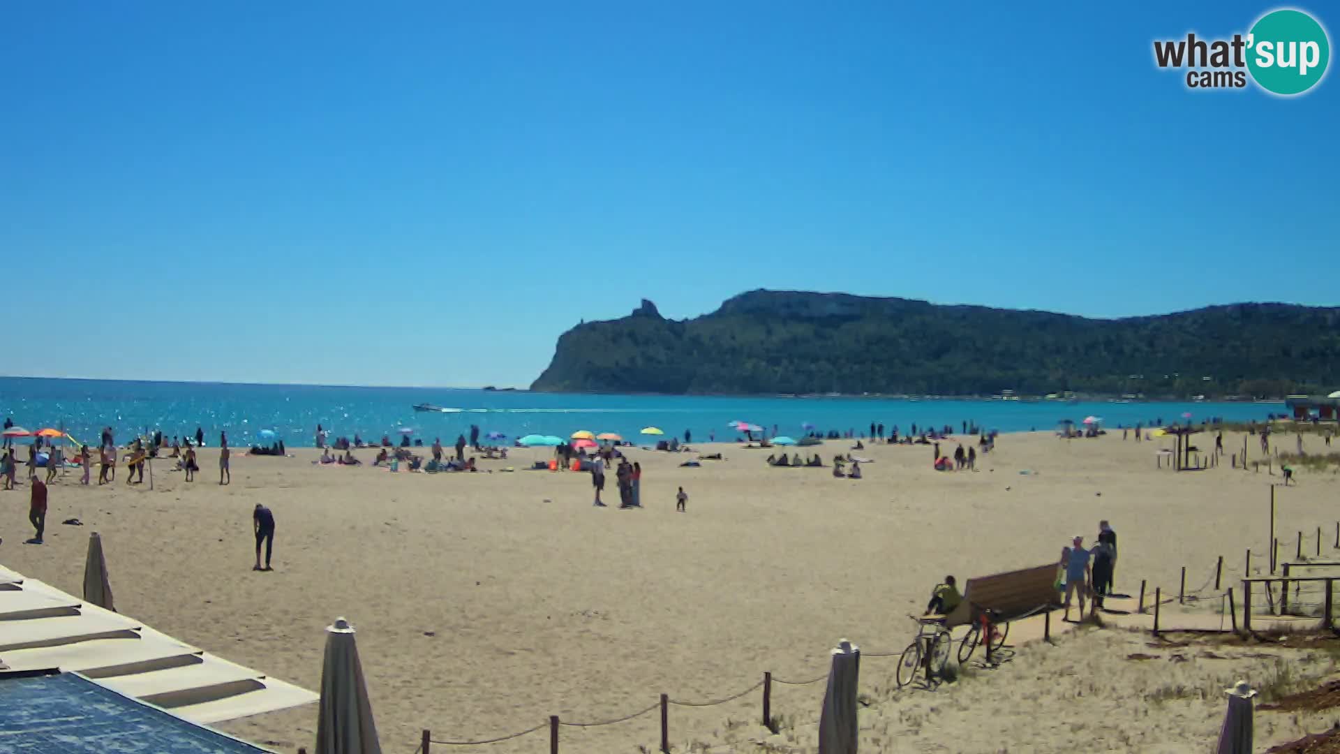 Webcam plage de Poetto | Cagliari | Sardaigne