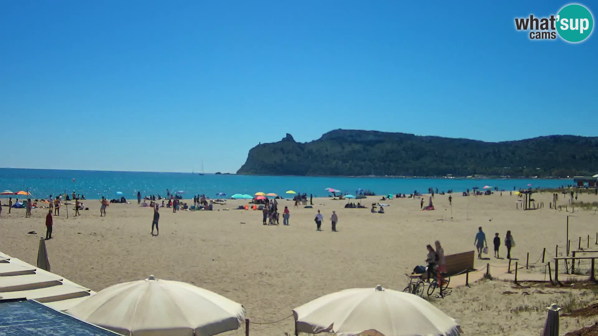 Webcam plage de Poetto | Cagliari | Sardaigne