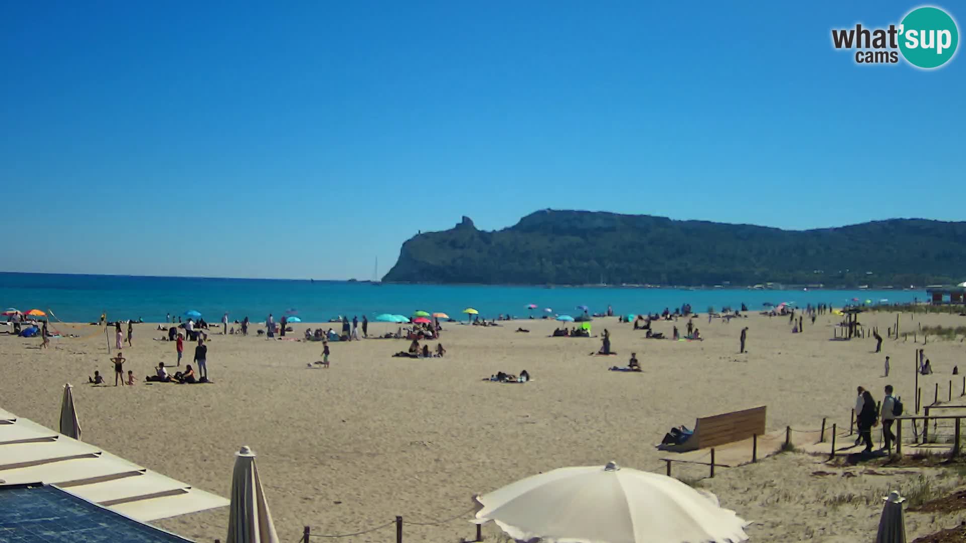 Webcam playa de Poetto | Cagliari | Cerdeña