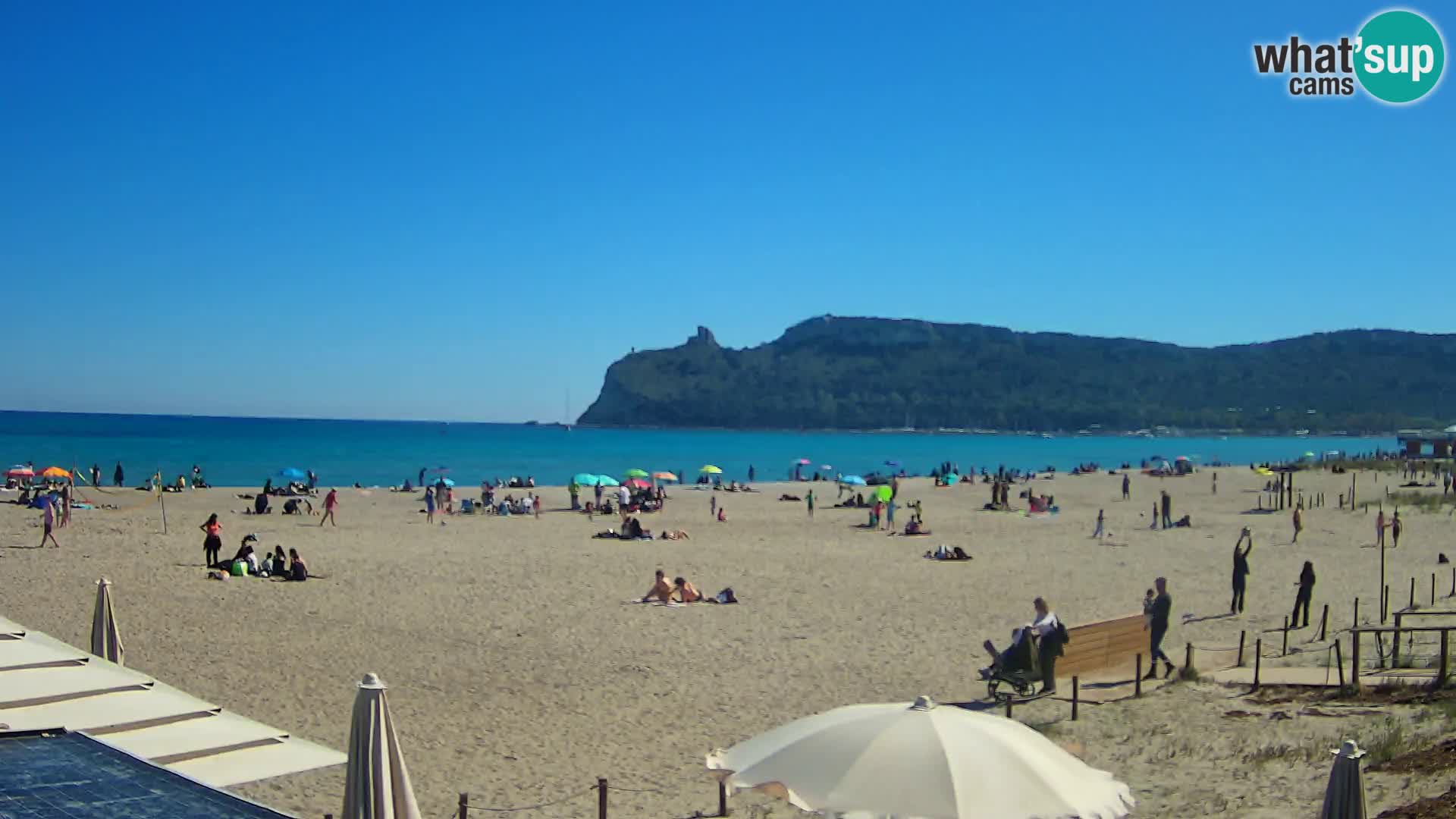 Webcam playa de Poetto | Cagliari | Cerdeña