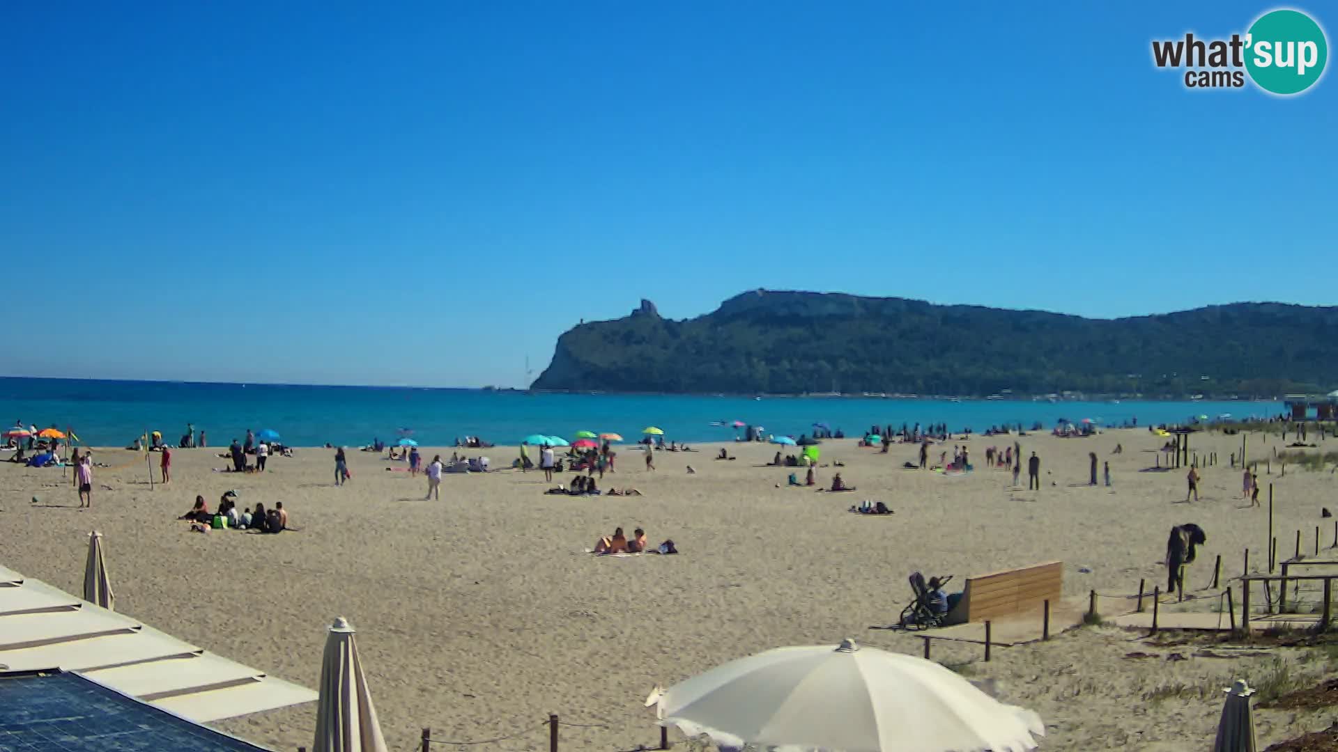 Webcam playa de Poetto | Cagliari | Cerdeña