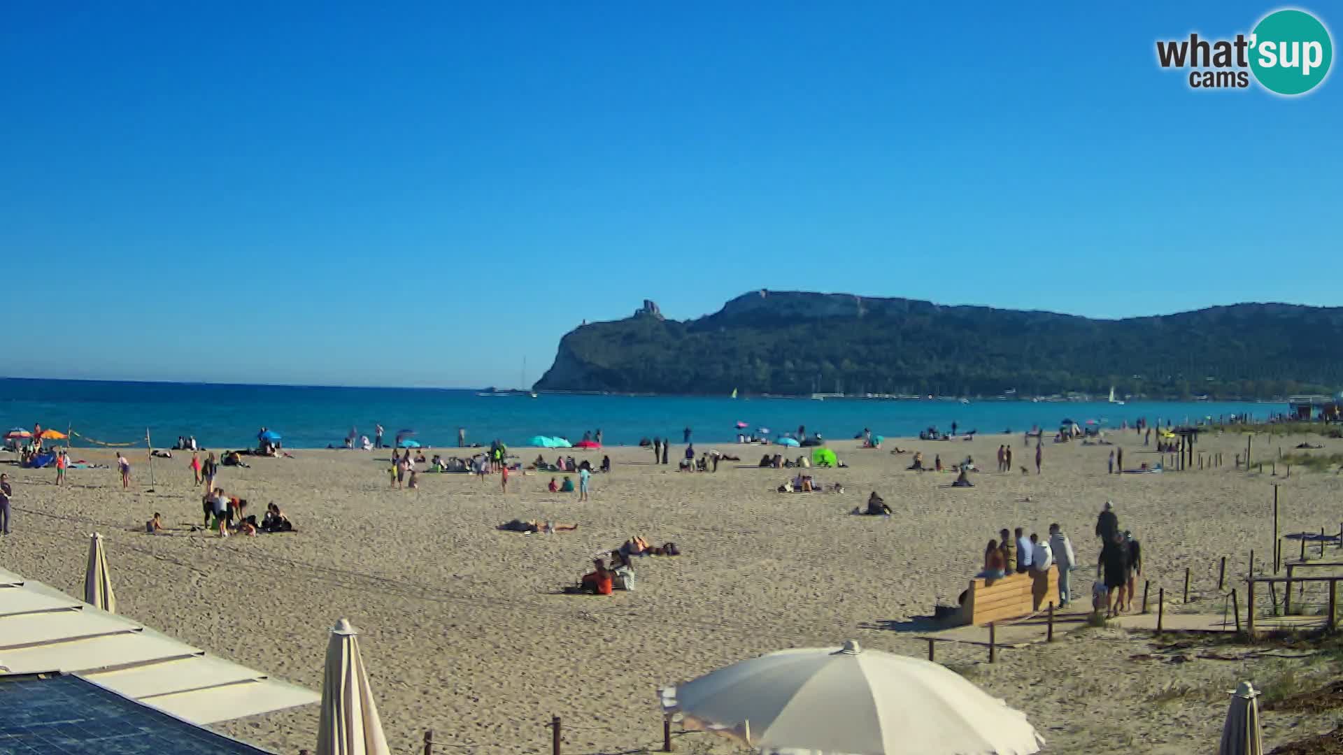 Poetto Strand Webcam | Cagliari | Sardinien