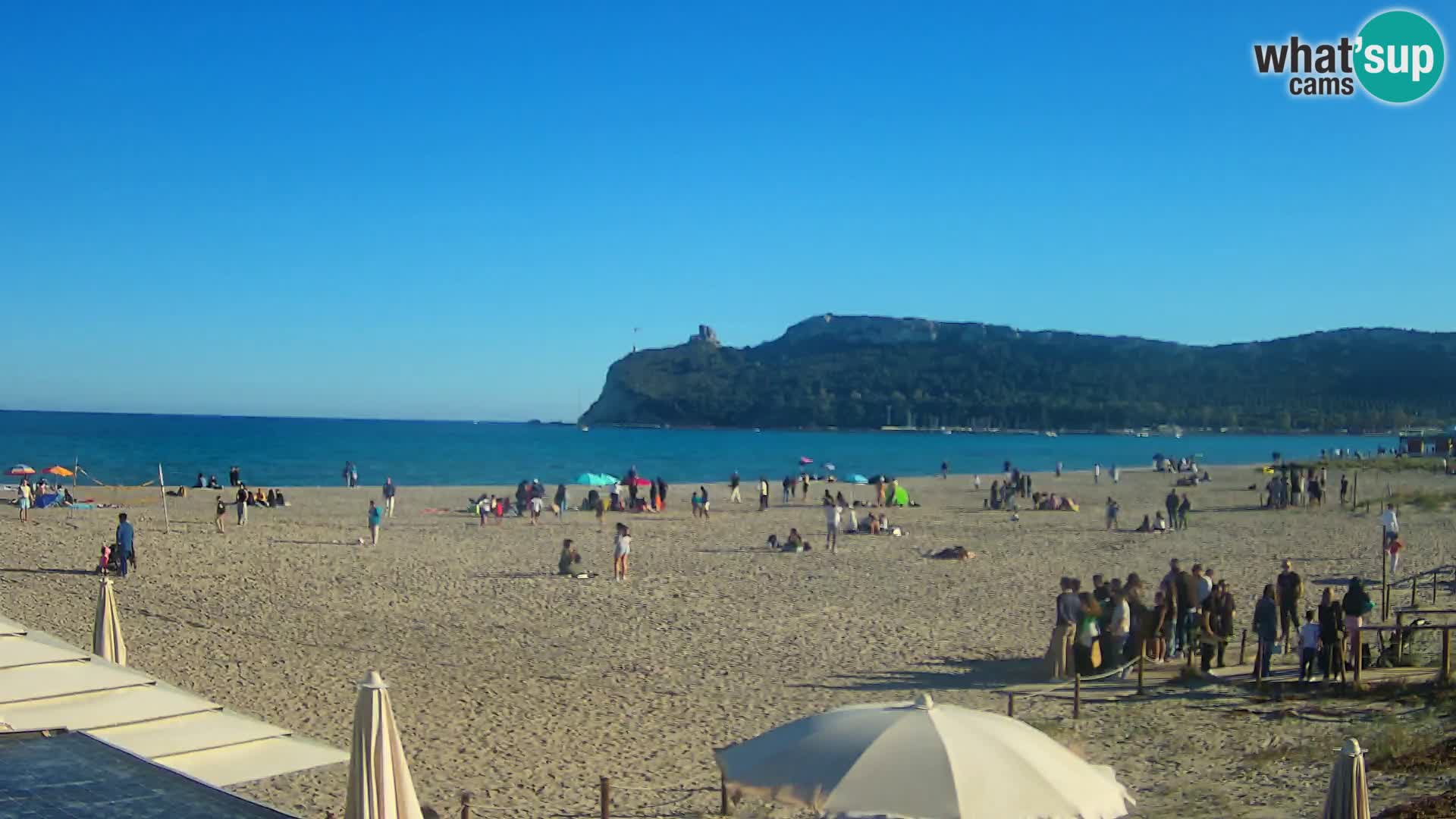 Poetto beach webcam | Cagliari | Sardinia