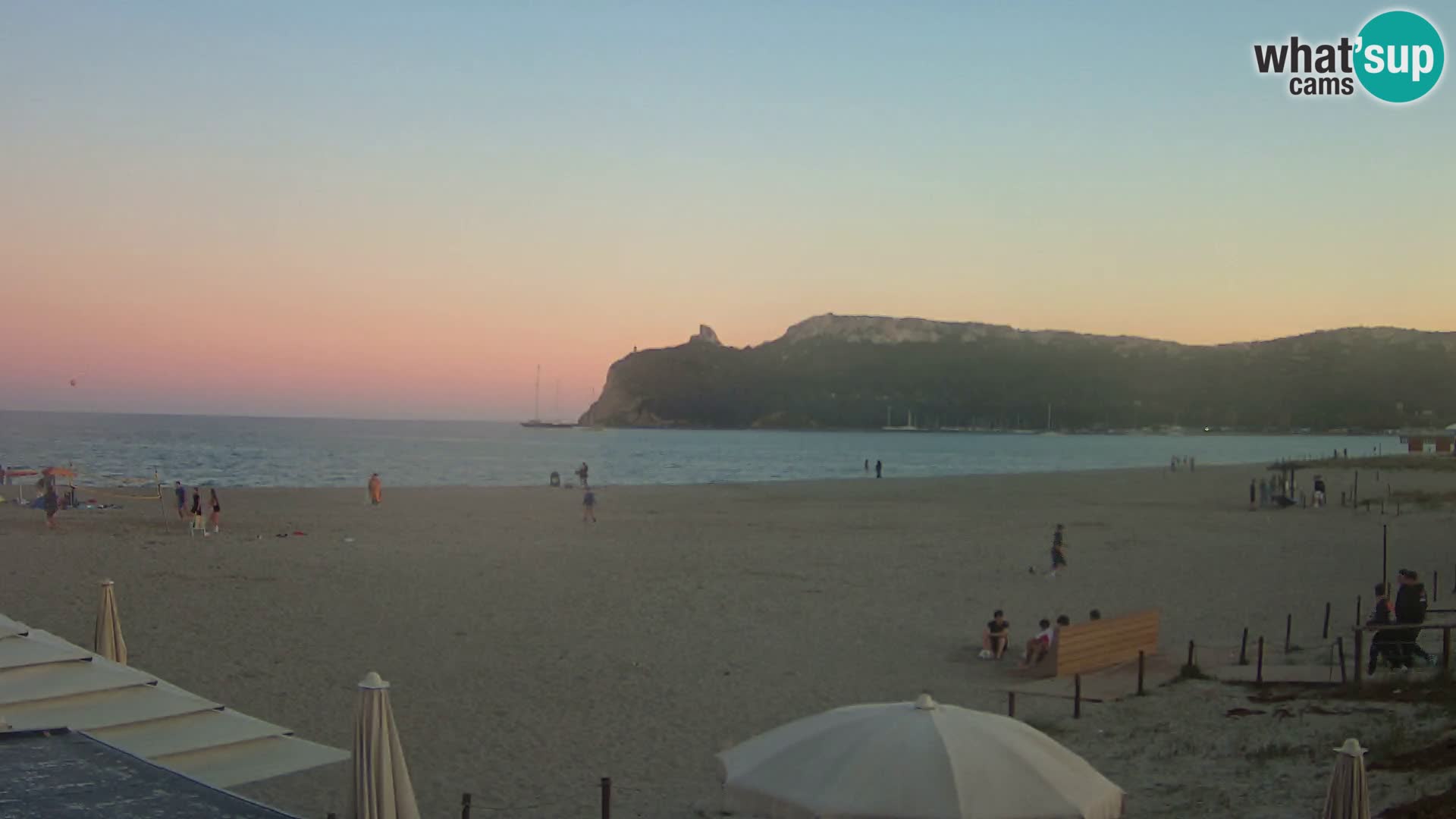 Poetto beach webcam | Cagliari | Sardinia