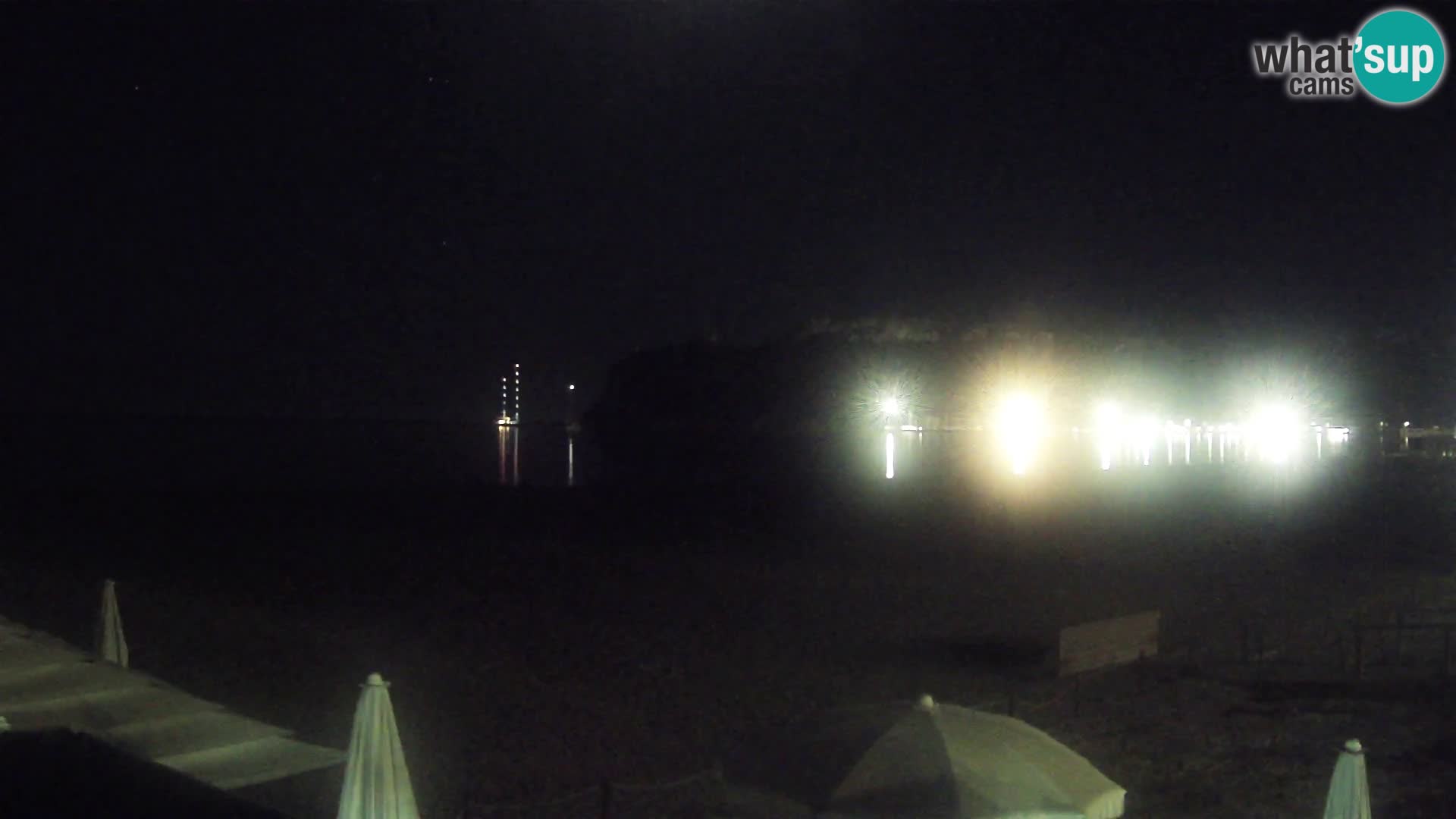 Poetto beach webcam | Cagliari | Sardinija