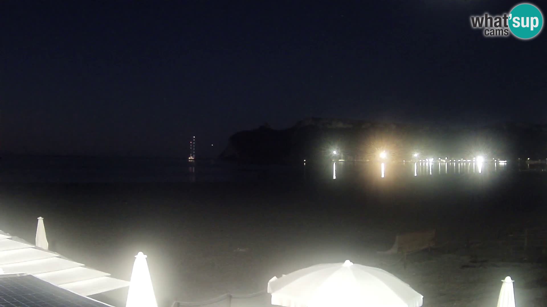 Poetto beach webcam | Cagliari | Sardinija