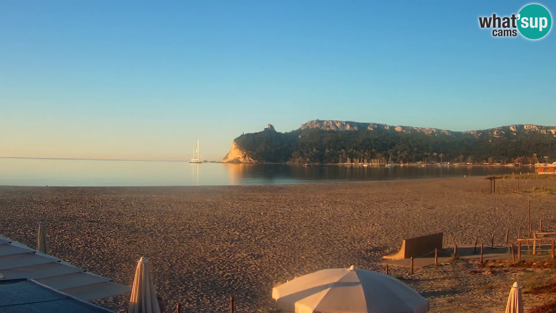 Poetto Strand Webcam | Cagliari | Sardinien