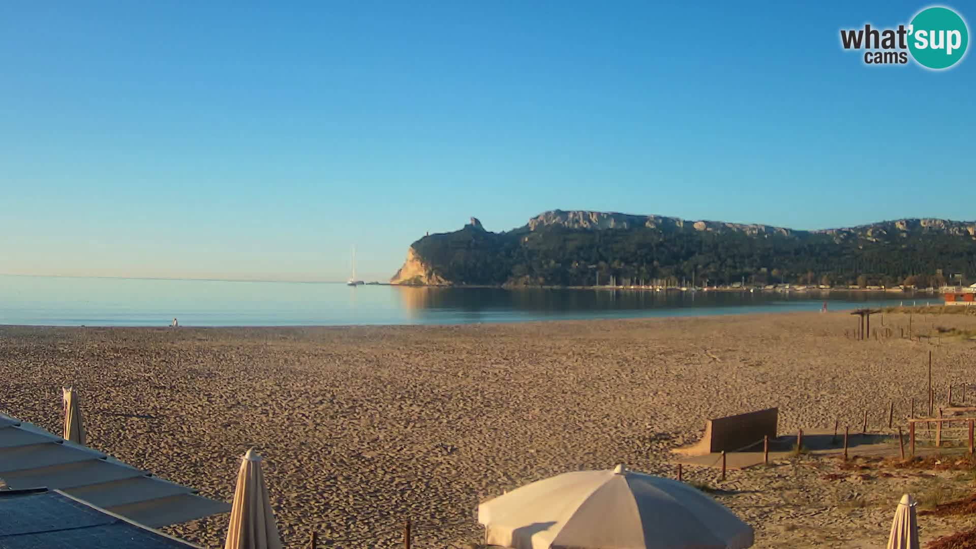 Poetto beach webcam | Cagliari | Sardinia