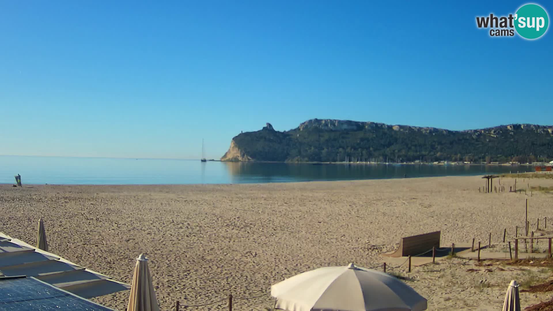 Poetto Strand Webcam | Cagliari | Sardinien