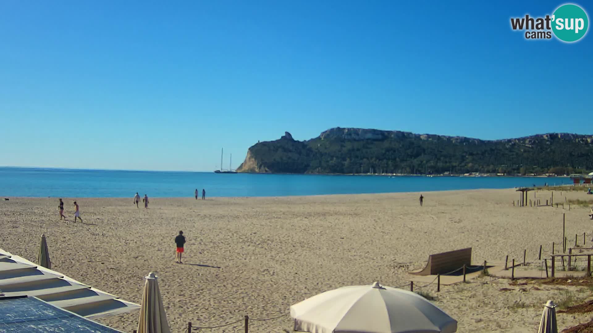 Poetto beach webcam | Cagliari | Sardinia