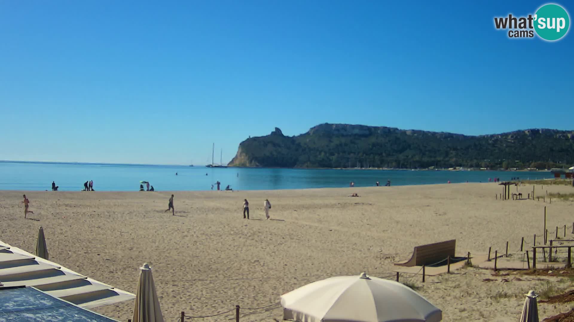 Poetto beach webcam | Cagliari | Sardinia