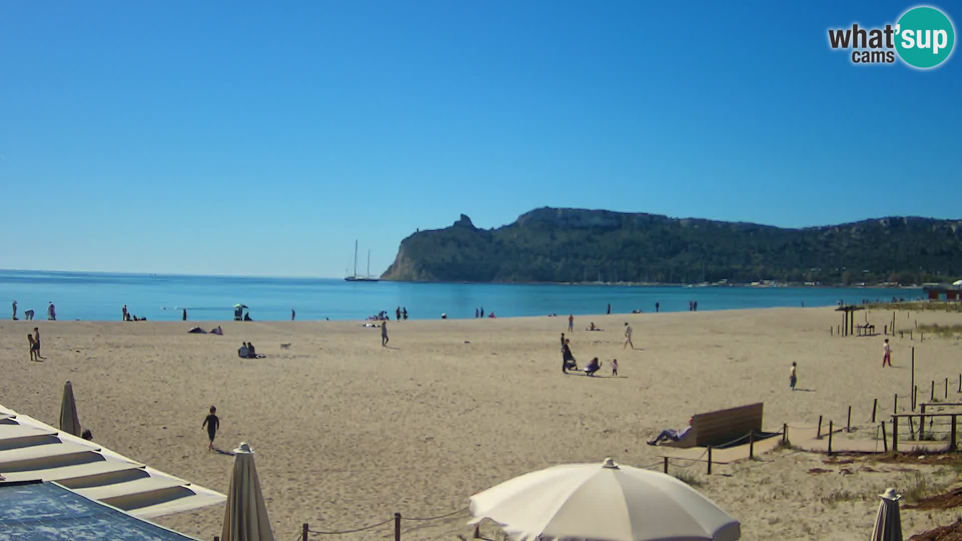 Poetto Strand Webcam | Cagliari | Sardinien