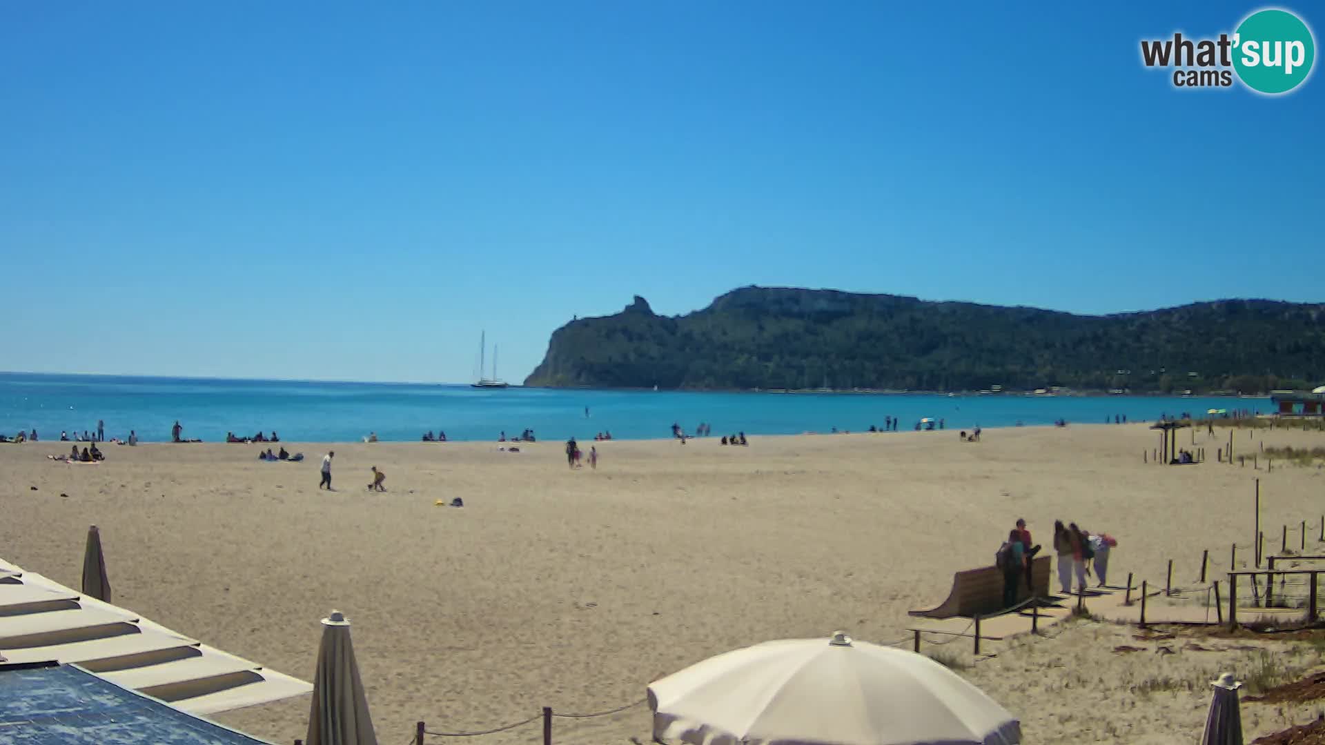 Poetto beach webcam | Cagliari | Sardinia