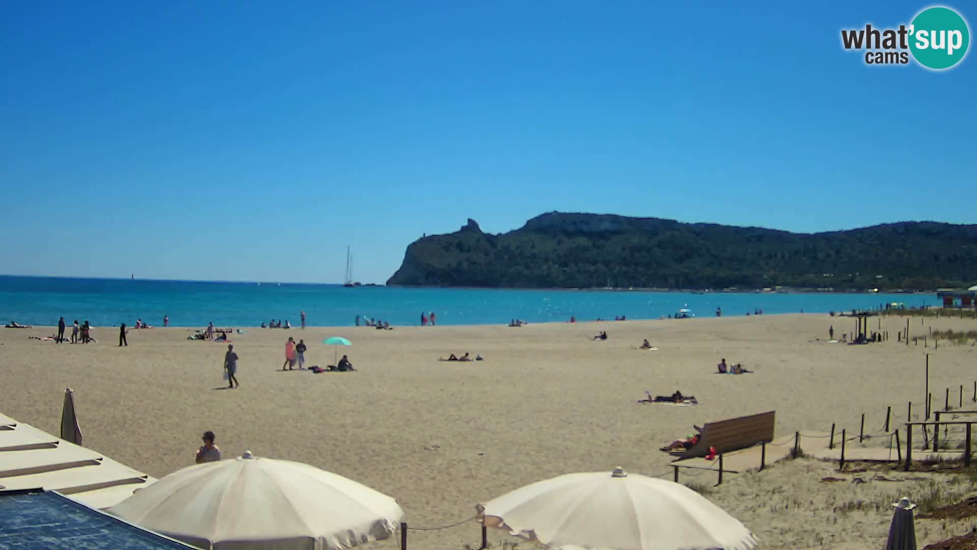 Webcam playa de Poetto | Cagliari | Cerdeña