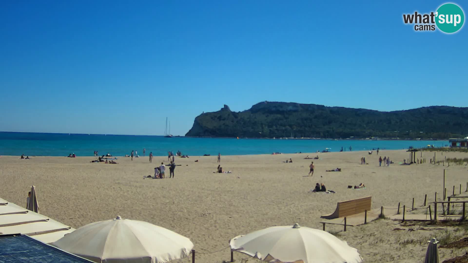 Webcam spiaggia del Poetto | Cagliari | Sardegna