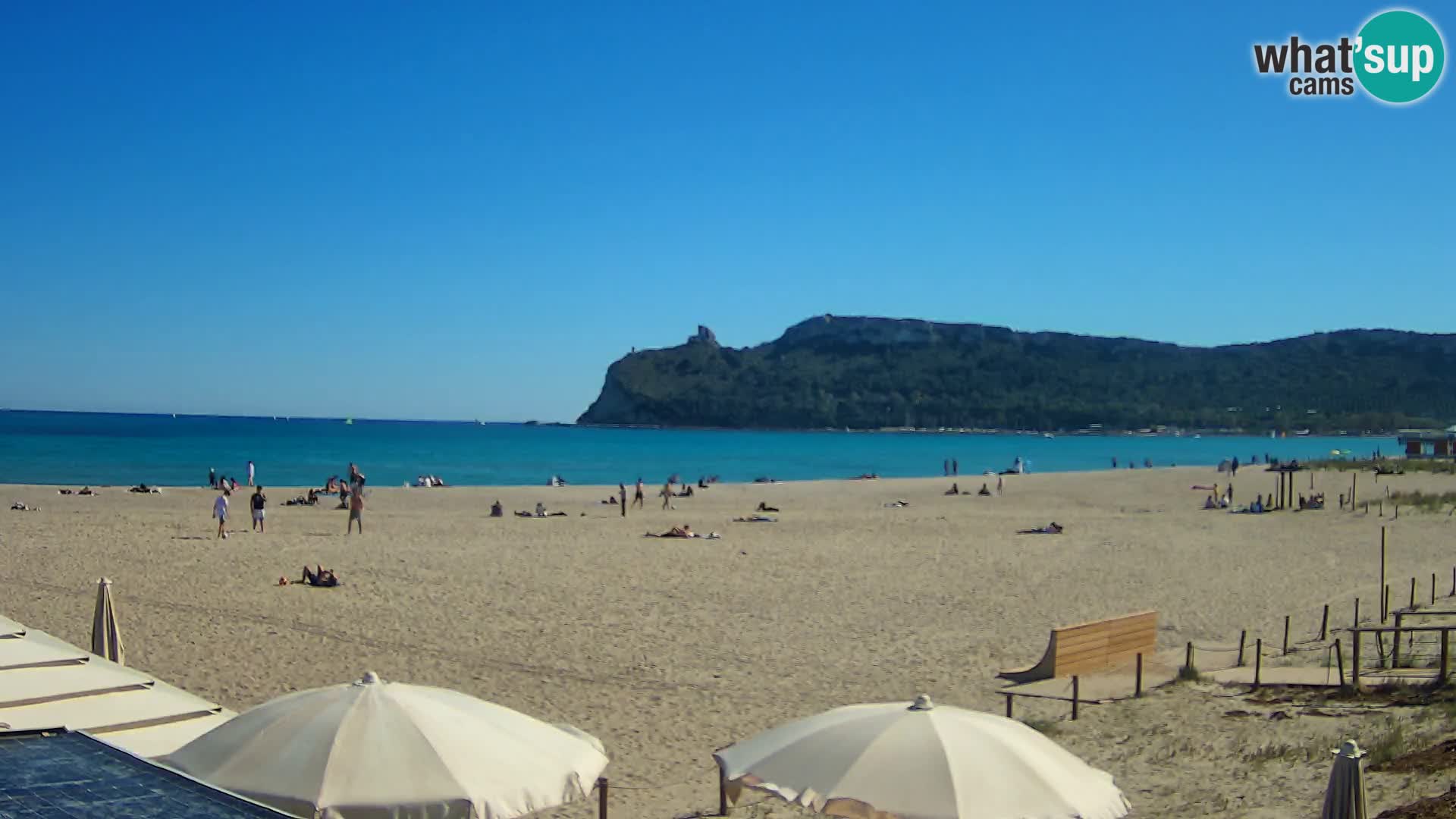 Poetto beach webcam | Cagliari | Sardinia