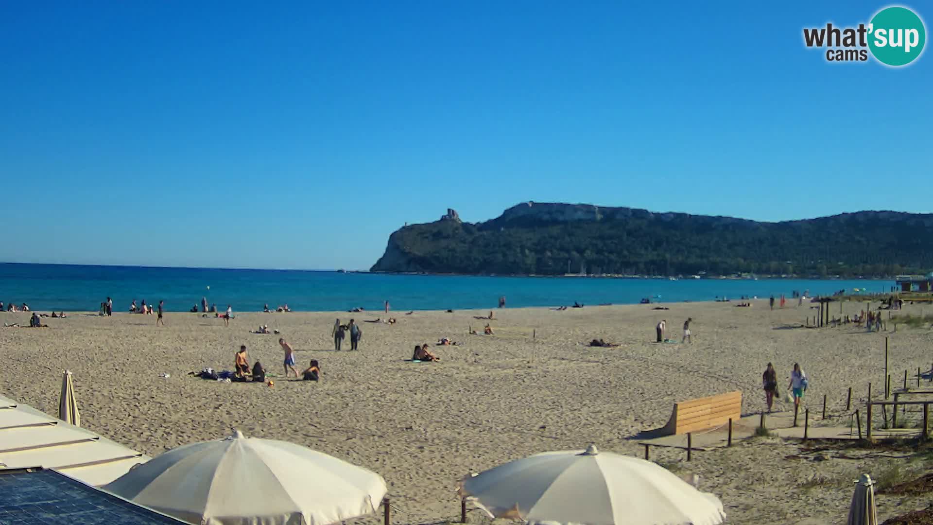 Poetto Strand Webcam | Cagliari | Sardinien