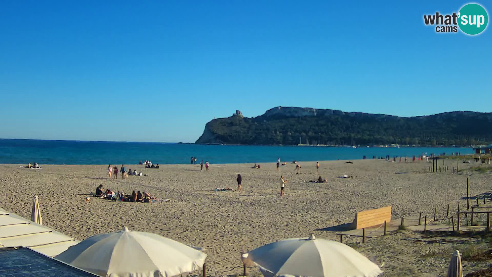Poetto beach webcam | Cagliari | Sardinia