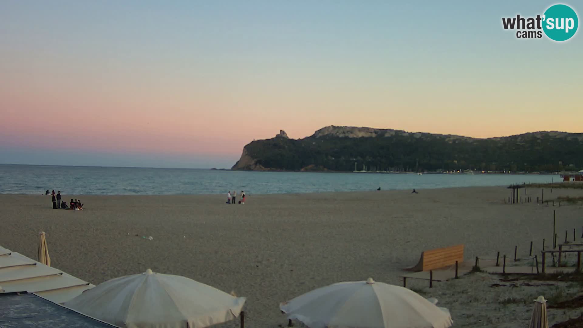 Poetto beach webcam | Cagliari | Sardinija
