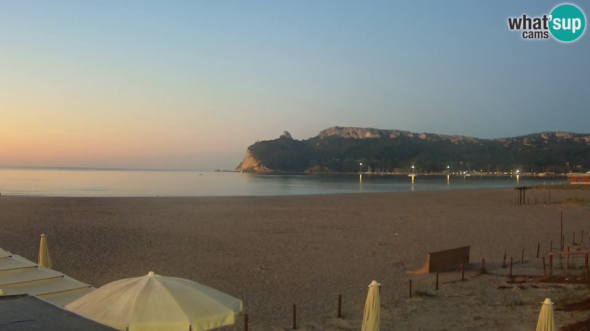 Poetto beach webcam | Cagliari | Sardinija