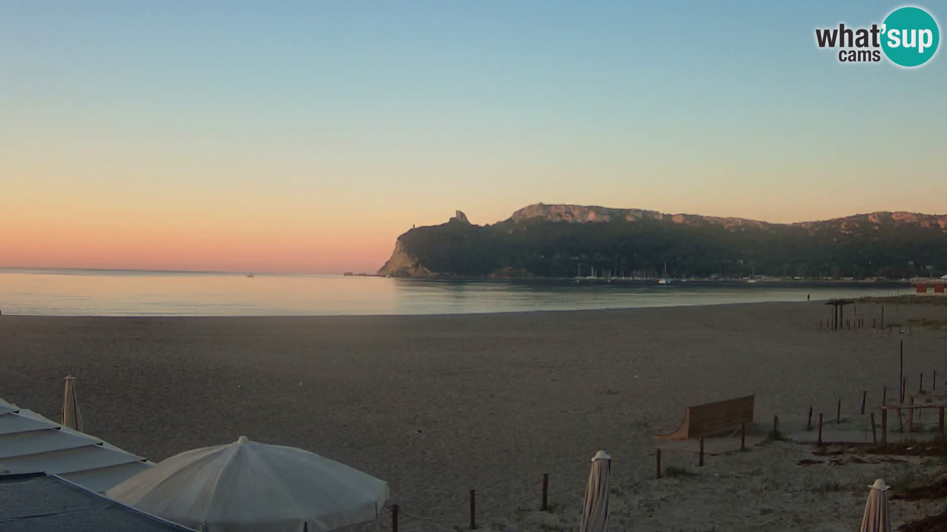 Poetto beach webcam | Cagliari | Sardinija