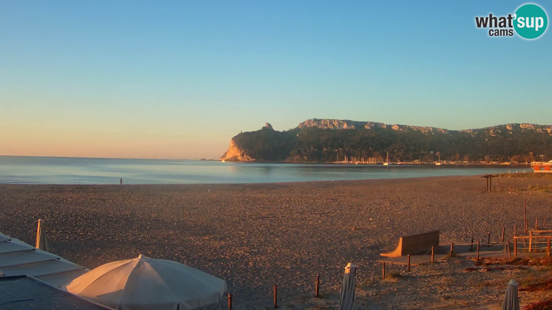 Poetto beach webcam | Cagliari | Sardinia