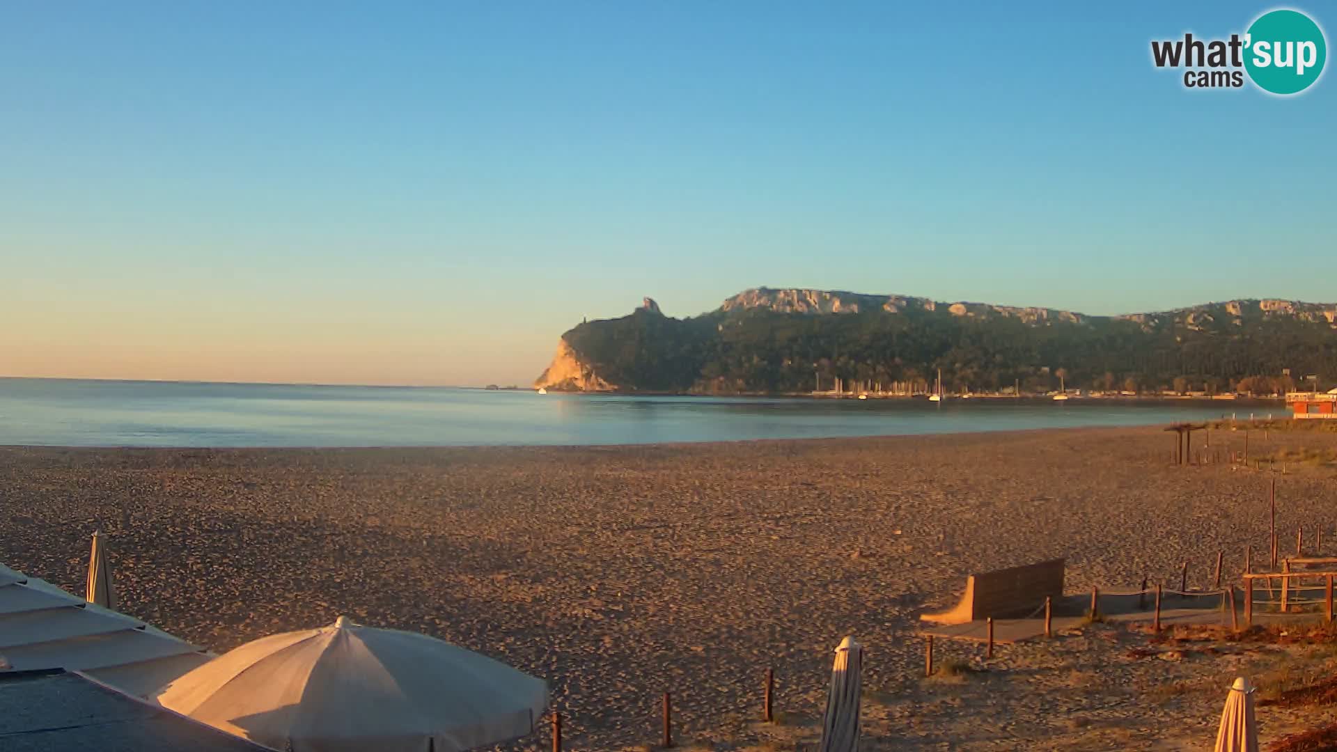 Poetto beach webcam | Cagliari | Sardinija