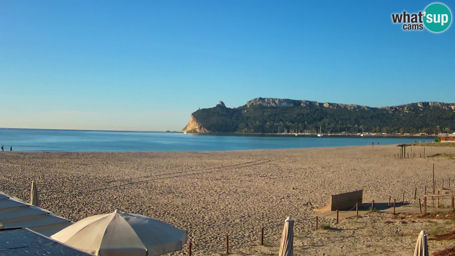Poetto beach webcam | Cagliari | Sardinija