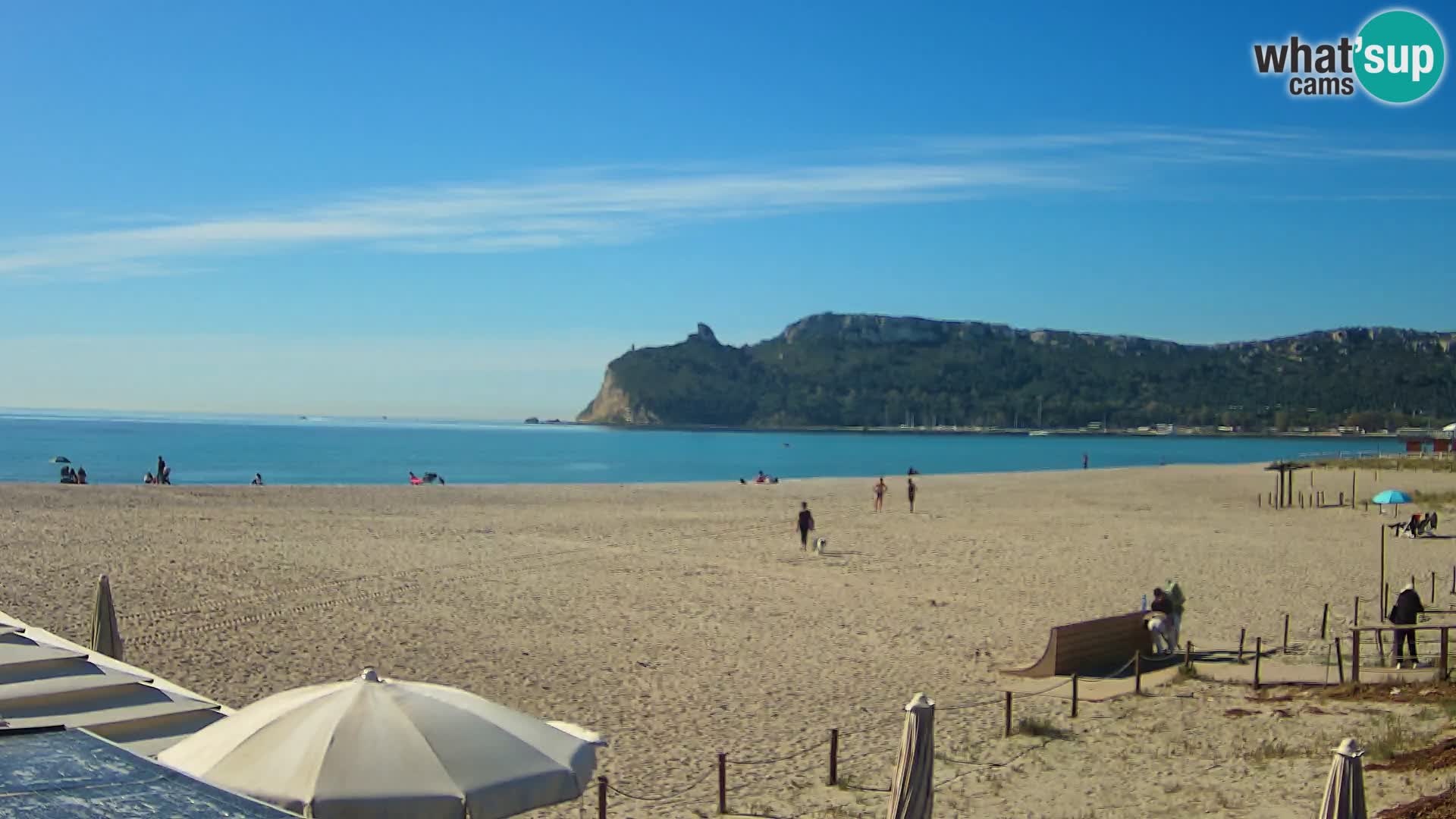 Poetto beach webcam | Cagliari | Sardinija