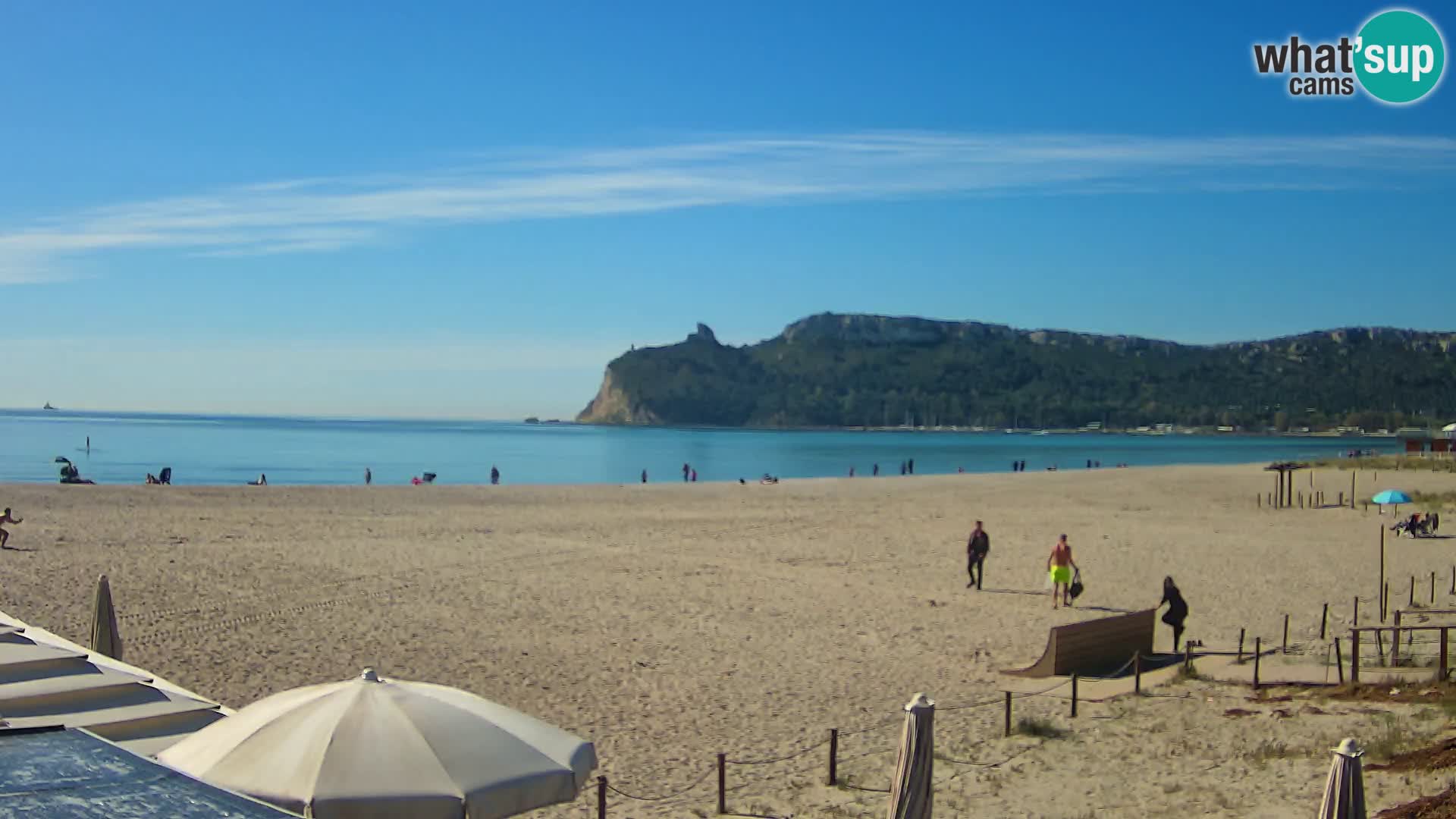 Webcam plage de Poetto | Cagliari | Sardaigne