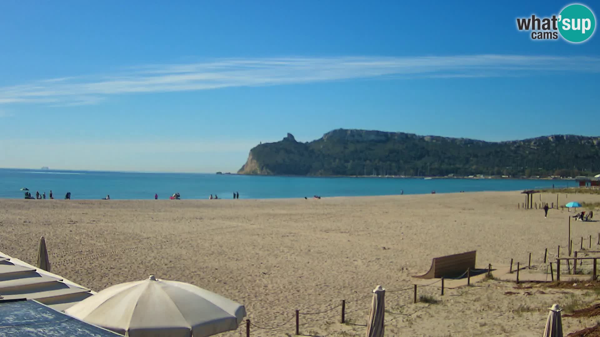 Poetto Strand Webcam | Cagliari | Sardinien
