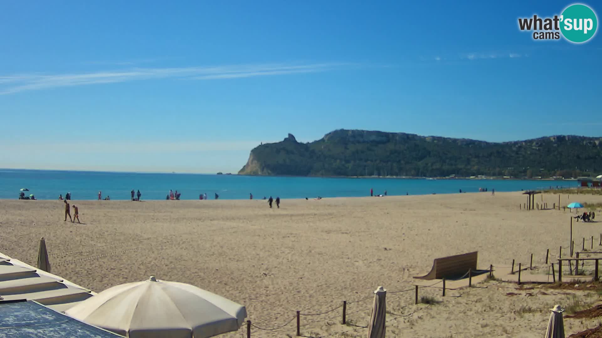 Poetto beach webcam | Cagliari | Sardinia