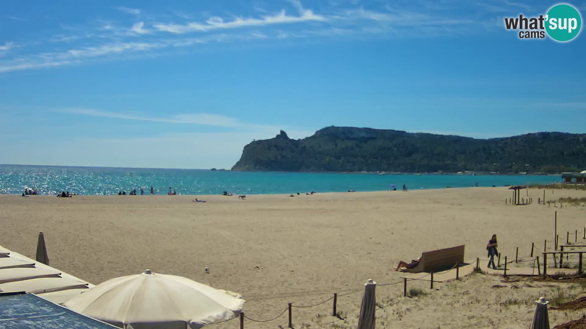 Webcam plage de Poetto | Cagliari | Sardaigne