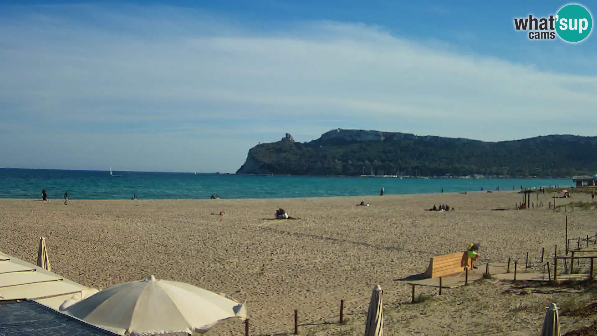 Poetto beach webcam | Cagliari | Sardinija