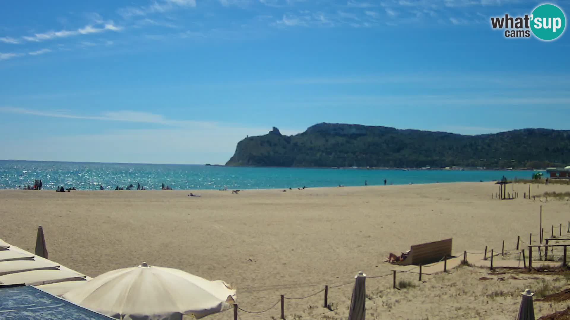 Poetto beach webcam | Cagliari | Sardinija
