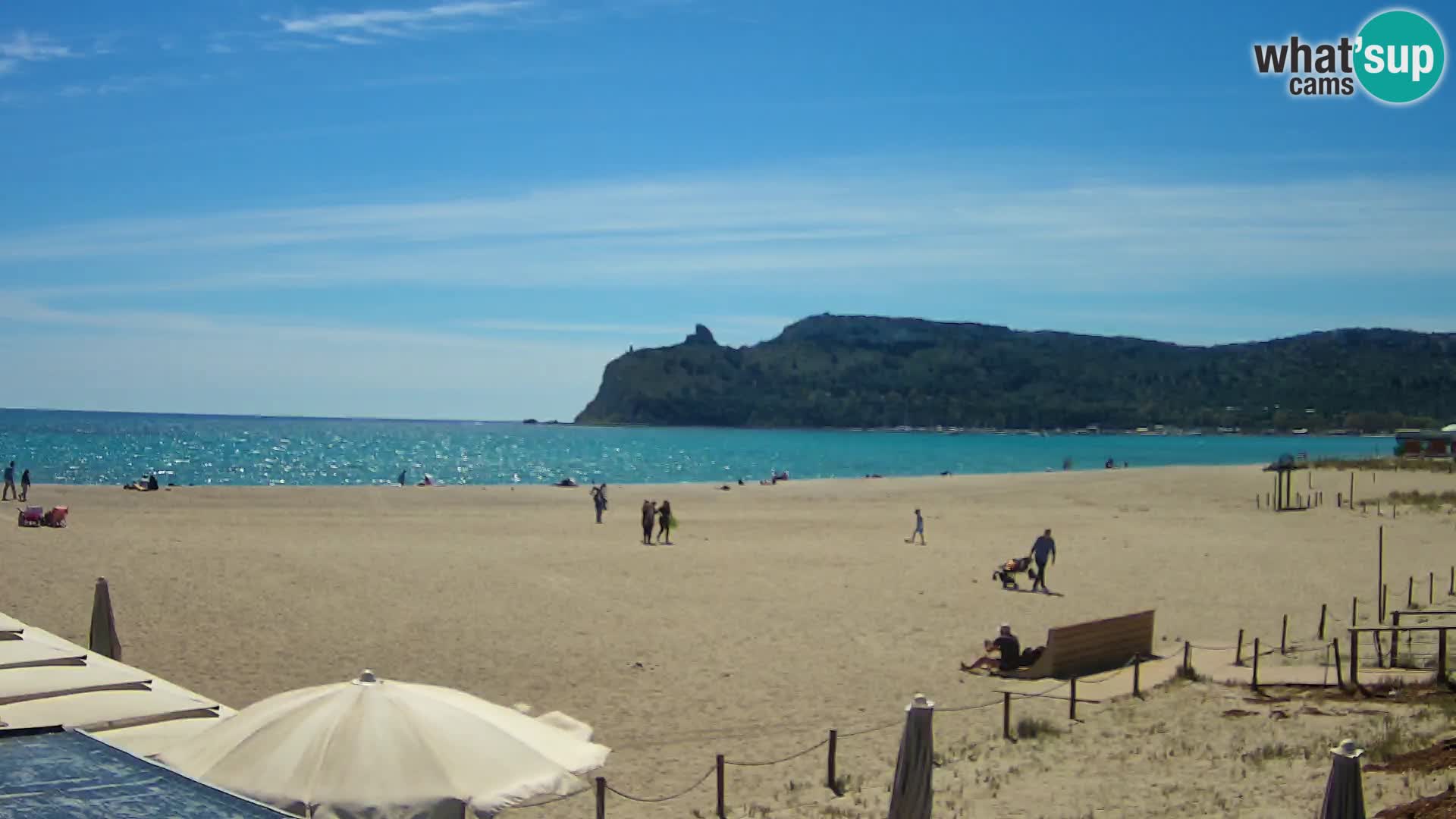 Webcam spiaggia del Poetto | Cagliari | Sardegna