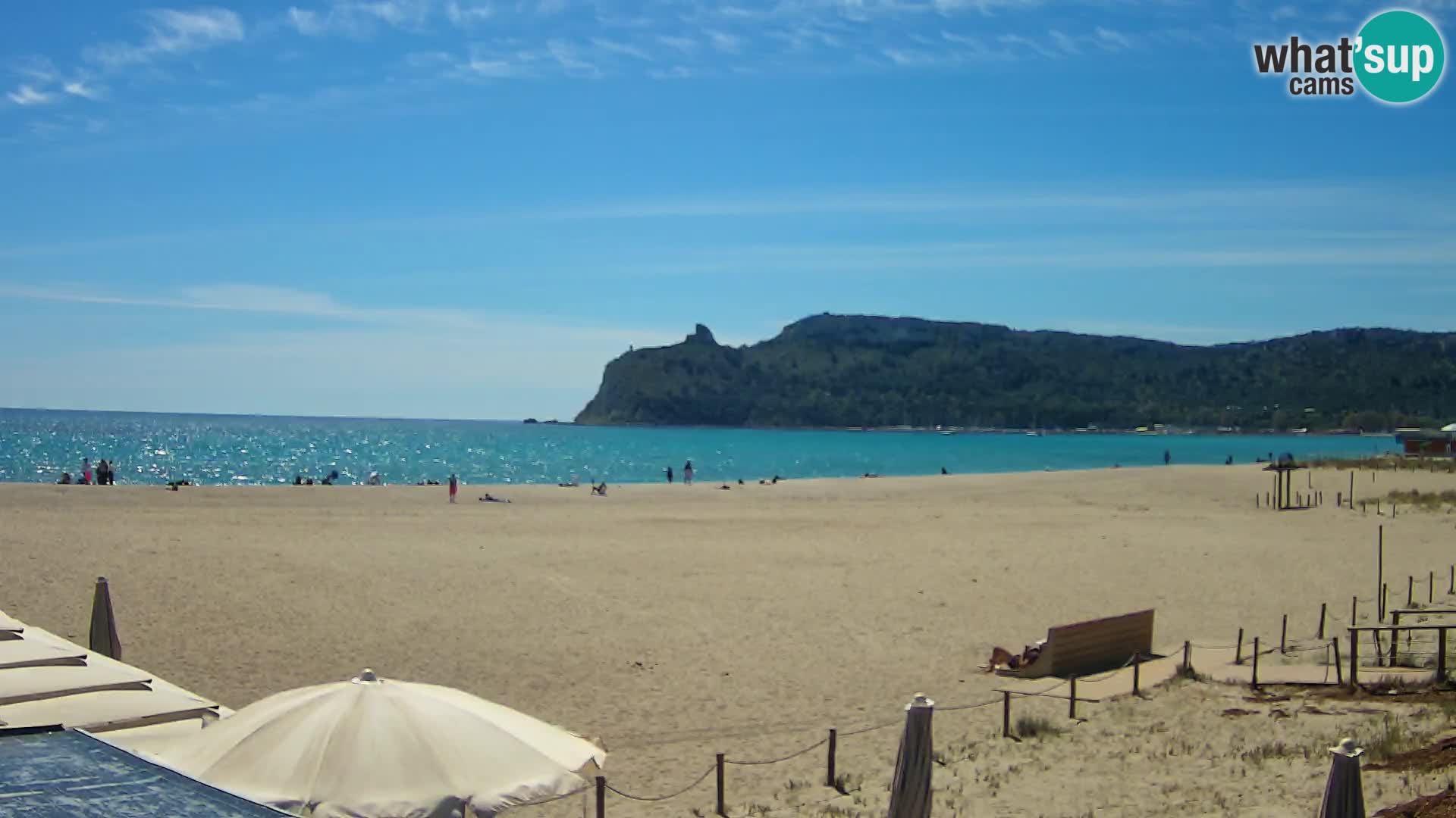 Webcam plage de Poetto | Cagliari | Sardaigne