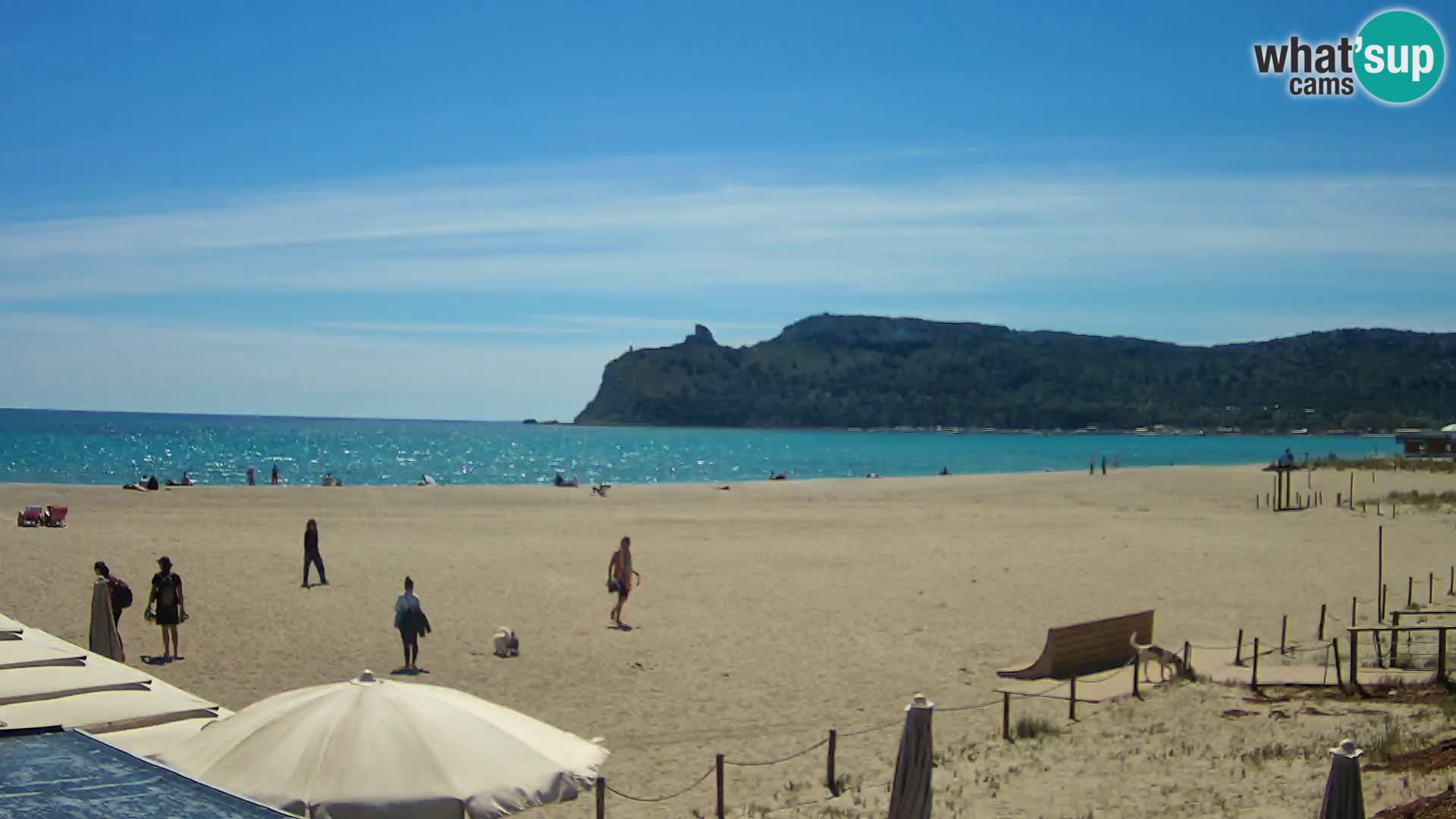 Poetto Strand Webcam | Cagliari | Sardinien