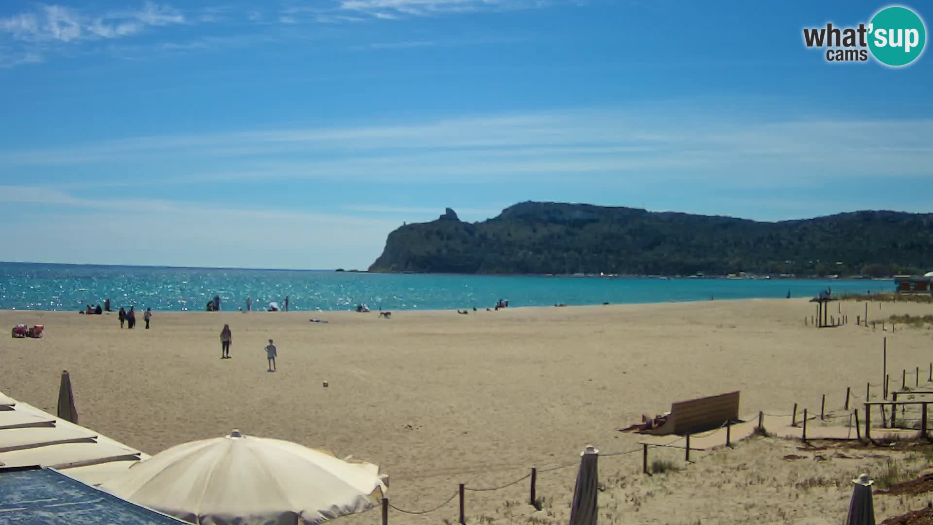 Webcam plage de Poetto | Cagliari | Sardaigne