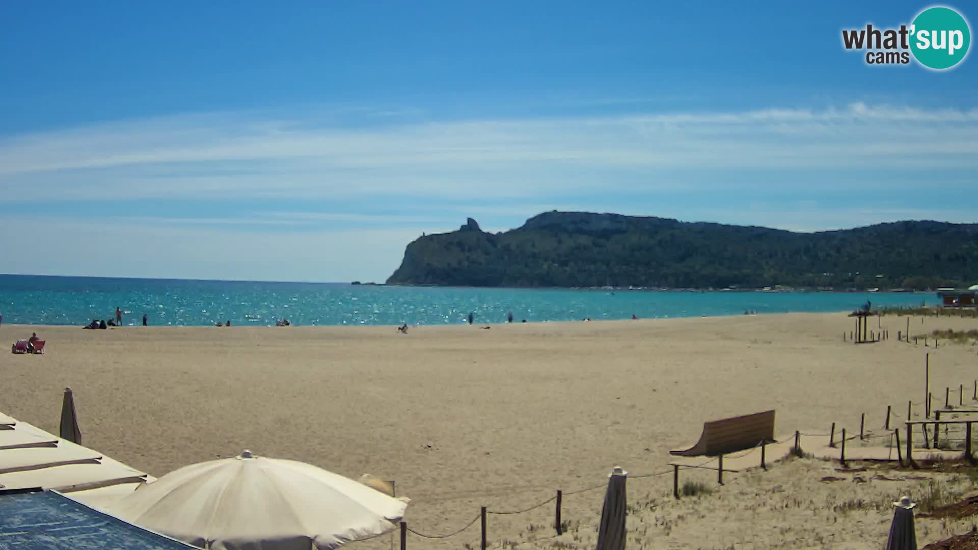 Poetto beach webcam | Cagliari | Sardinija
