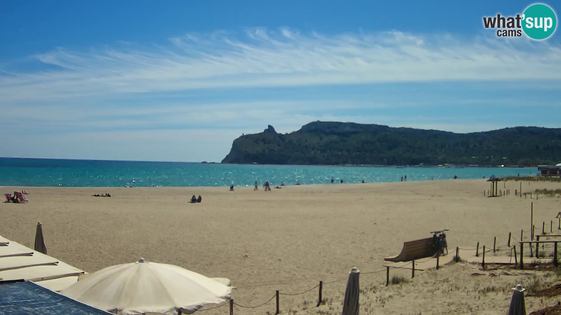 Poetto beach webcam | Cagliari | Sardinija