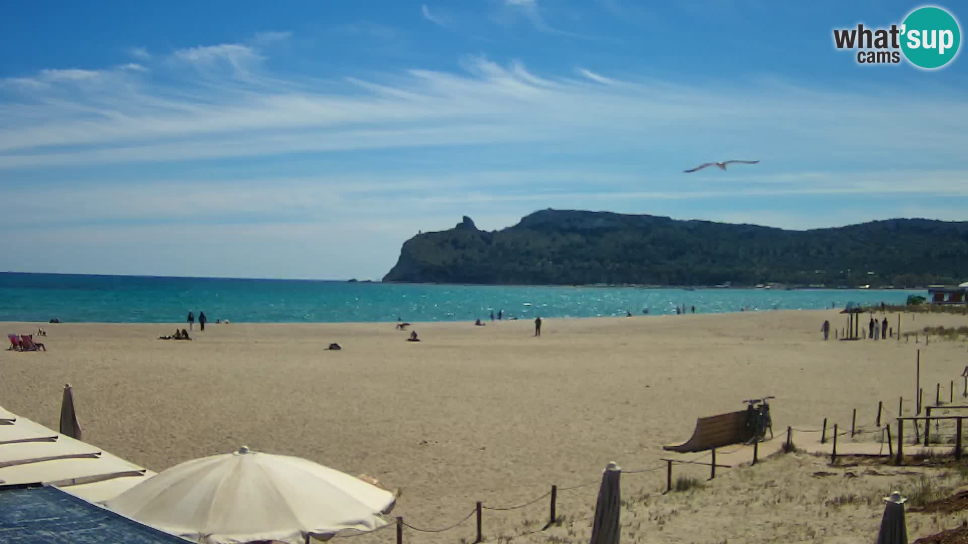Webcam playa de Poetto | Cagliari | Cerdeña