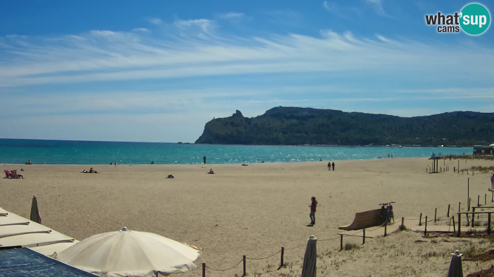 Poetto Strand Webcam | Cagliari | Sardinien