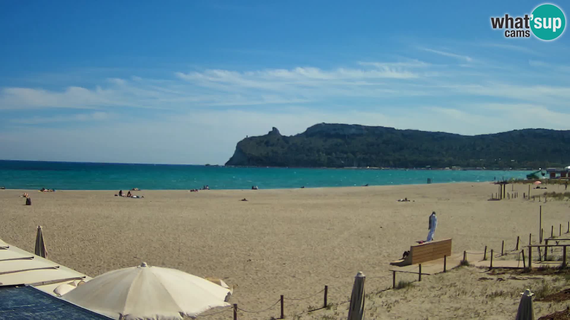 Poetto beach webcam | Cagliari | Sardinija
