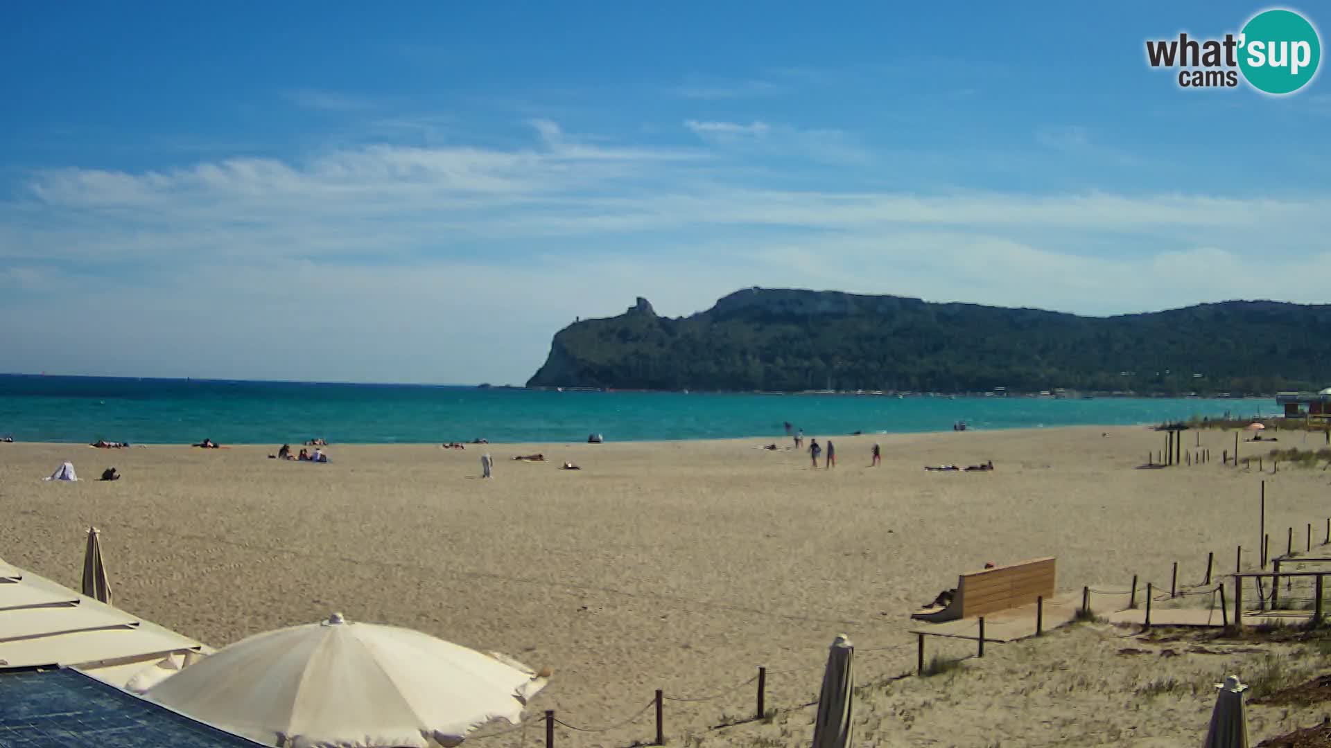 Poetto beach webcam | Cagliari | Sardinia