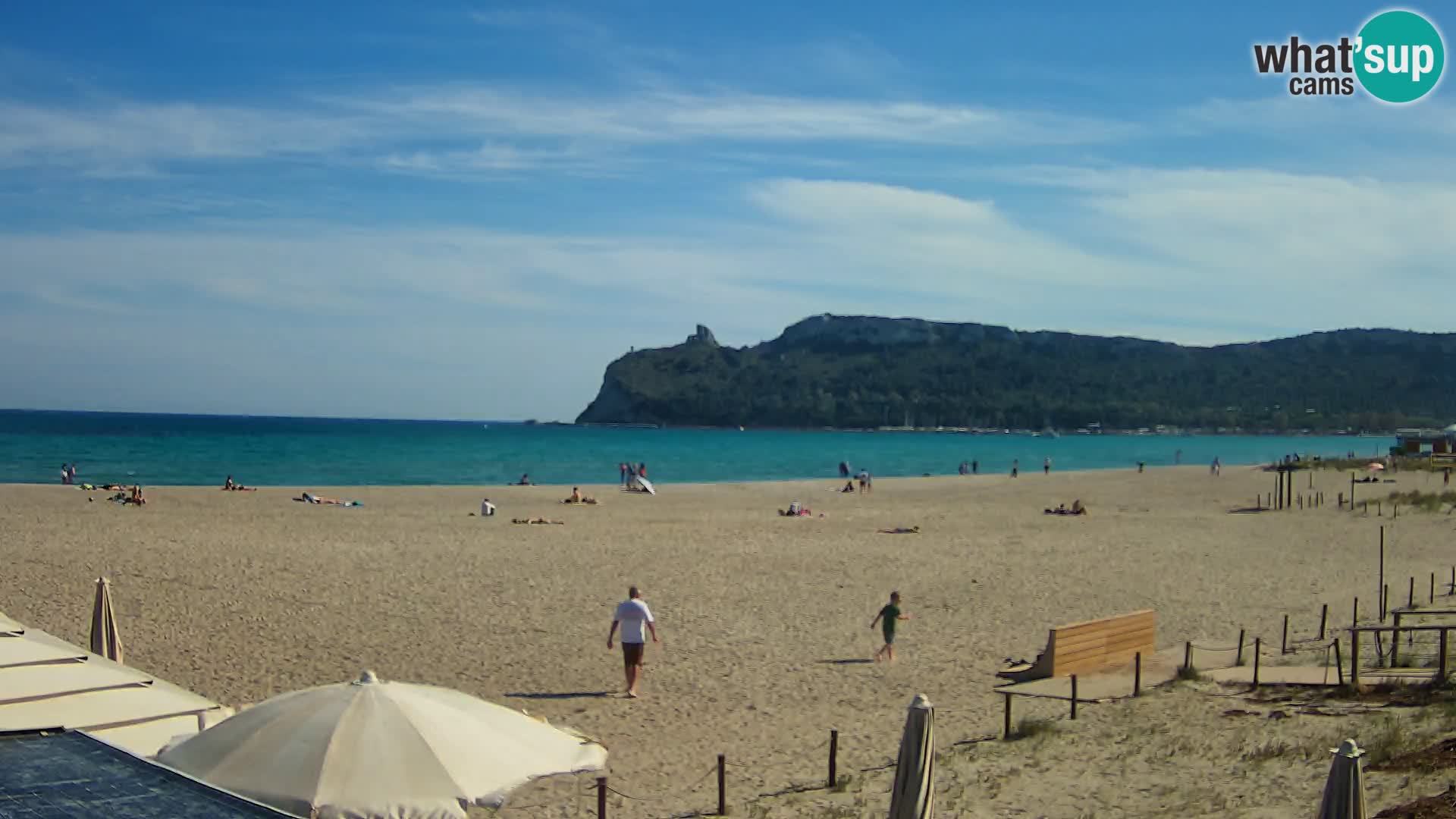 Poetto beach webcam | Cagliari | Sardinija